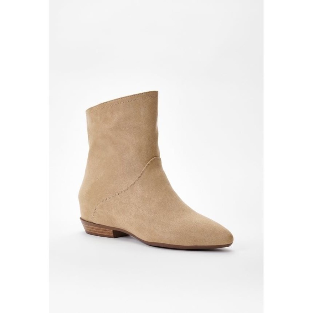 JUSTFAB Tabby tan/sand Western Bootie ankle boots Sz 8 NEW - Picture 10 of 12